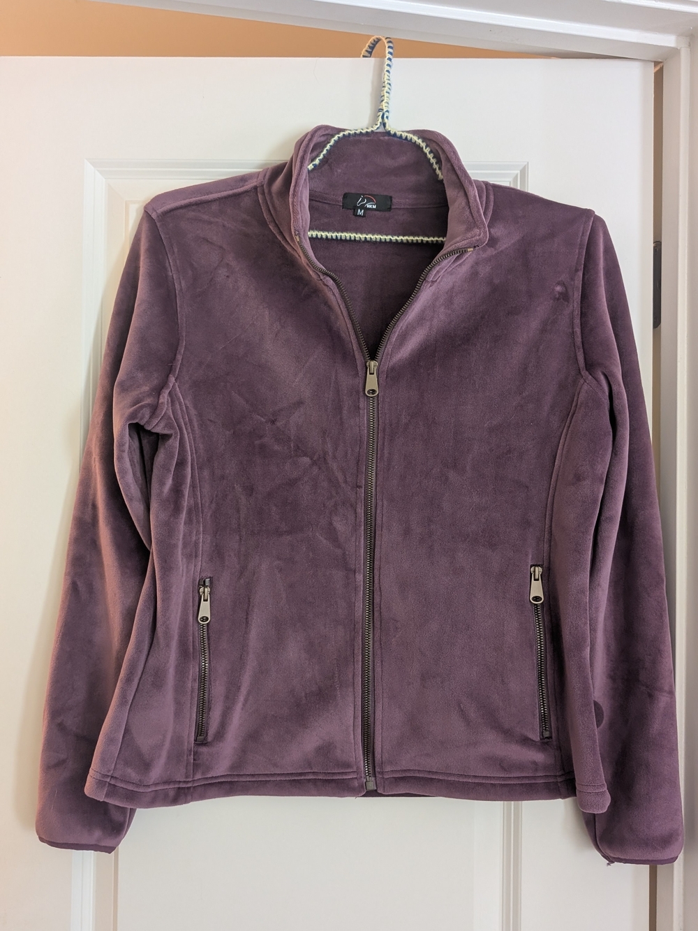 HKM Plush Full-Zip Jacket - Purple
